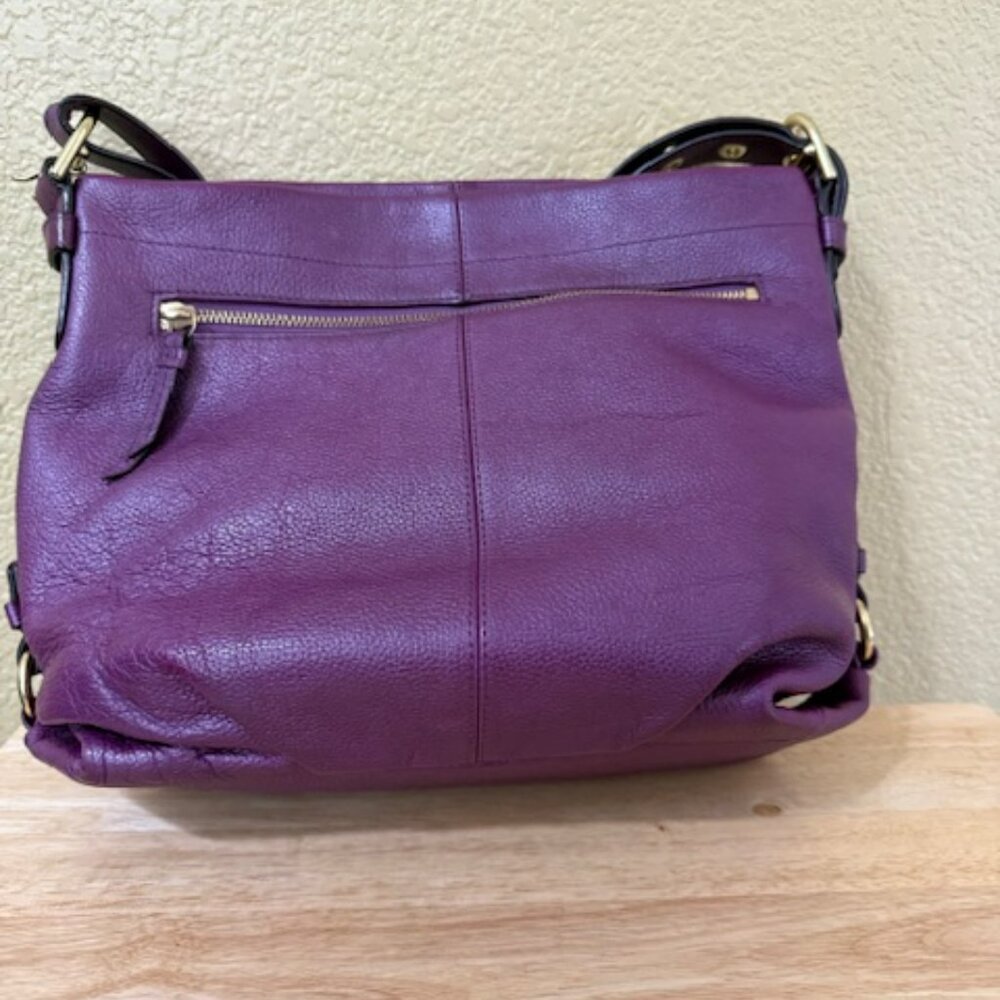Vintage Purple Coach Hobo Bag